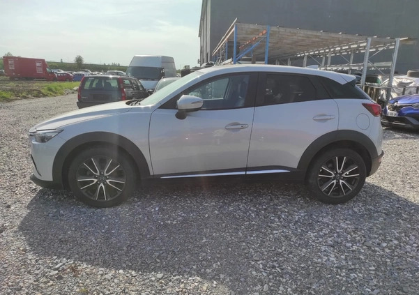 Mazda CX-3 cena 20900 przebieg: 90000, rok produkcji 2015 z Ogrodzieniec małe 137